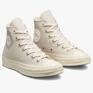 NEW Converse Chuck Taylor 70 Festival Crochet High Top Sneaker Desert Sa…